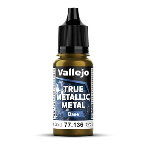 Levně Vallejo: True Metallic Metal Base - Greenish Gold
