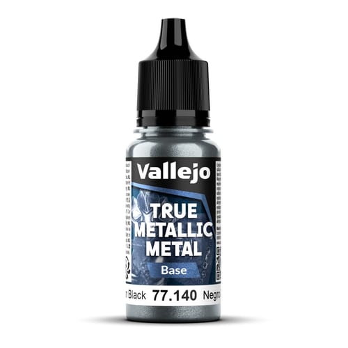 Vallejo: True Metallic Metal Base - Obsidian Black Vallejo: True Metallic Metal Base - Obsidian Black