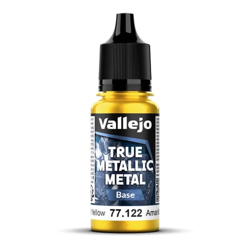 Levně Vallejo: True Metallic Metal Base - Radiant Yellow