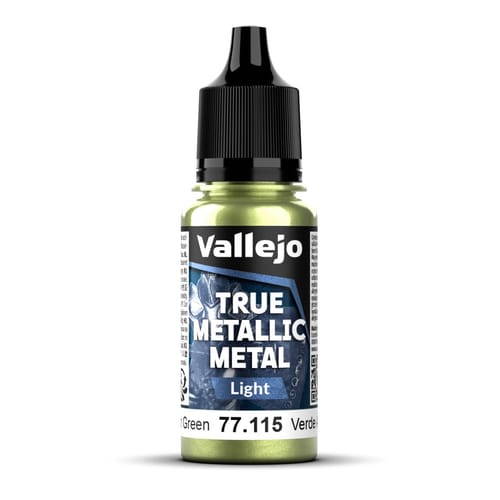 Levně Vallejo: True Metallic Metal Light - Amber Green