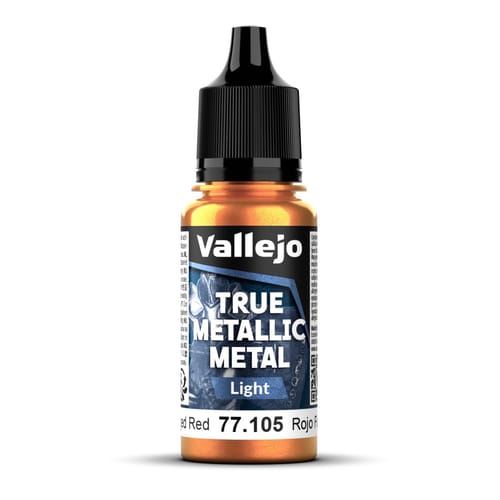Levně Vallejo: True Metallic Metal Light - Forged Red