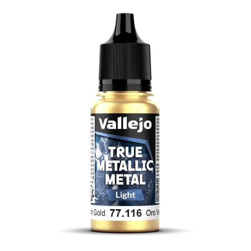 Levně Vallejo: True Metallic Metal Light - Greenish Gold