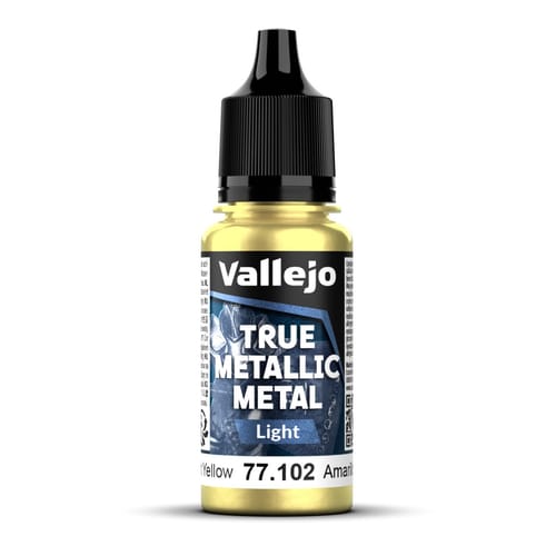 Levně Vallejo: True Metallic Metal Light - Radiant Yellow