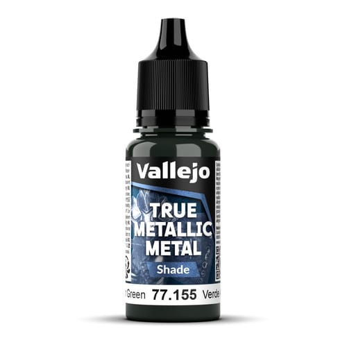 Levně Vallejo: True Metallic Metal Shade - Amber Green