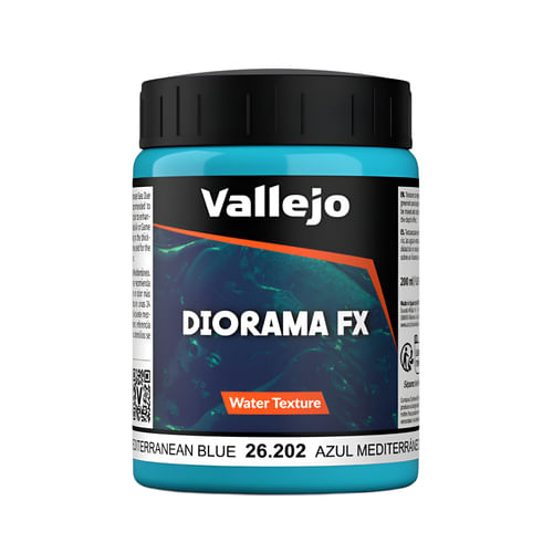Vallejo: Water Effects Mediteranean Blue Vallejo: Water Effects Mediteranean Blue