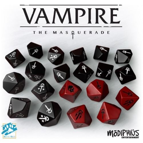 Vampire: The Masquerade 5th Edition - sada kociek Vampire: The Masquerade 5th Edition - sada kociek