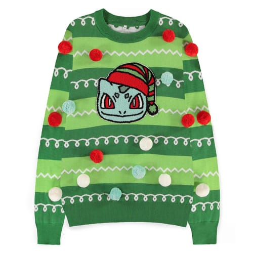 Vianočný sveter Pokémon - Bulbasaur Vianočný sveter Pokémon - Bulbasaur