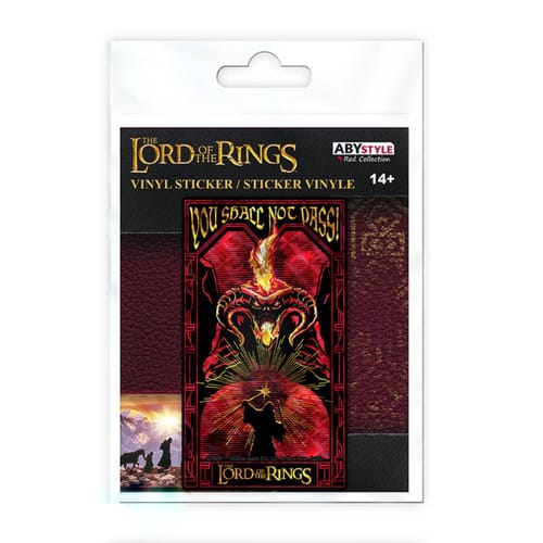 Levně Vinylová samolepka Pán prstenů - You Shall Not Pass