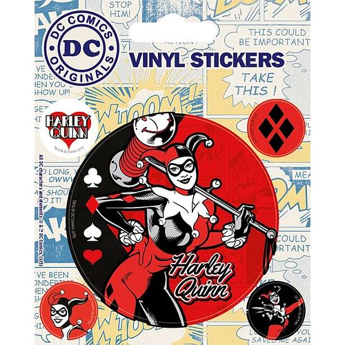 Vinylové samolepky Harley Quinn – Retro
