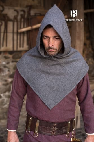 Vlnená kapucňa Skjoldehamn, šedá Vlnená kapucňa Skjoldehamn, šedá