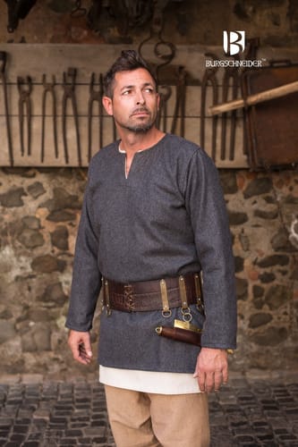 Vlněná tunika Lodin - šedá Vlněná tunika Lodin - šedá