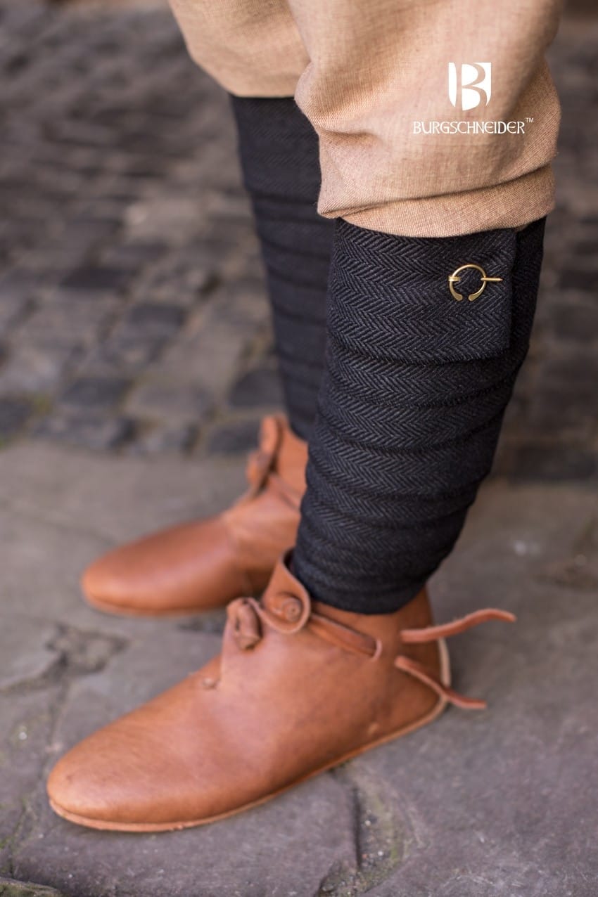 Vlnené ovinovačky, šedo-čierne