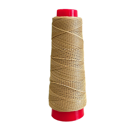 Levně Voskovaná nit SLAM 0,6 mm, barva hnědá