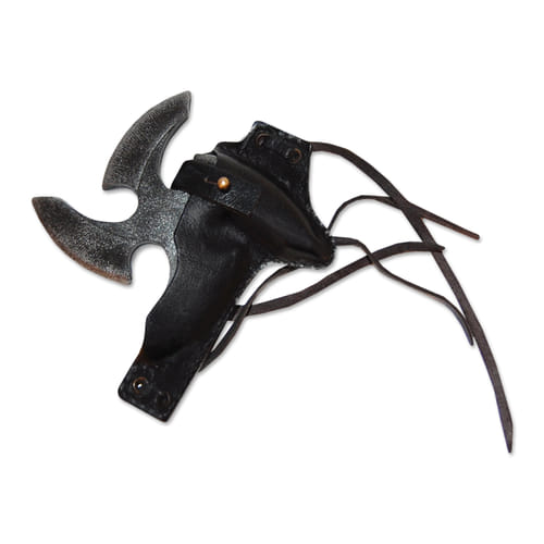 Levně Měkčená latexová vrhací hvězdice Shuriken + pouzdro