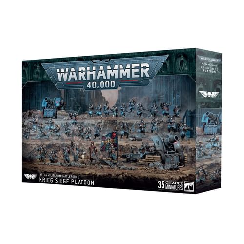 Warhammer 40000: Astra Militarum Battleforce - Krieg Siege Platoon Warhammer 40000: Astra Militarum Battleforce - Krieg Siege Platoon