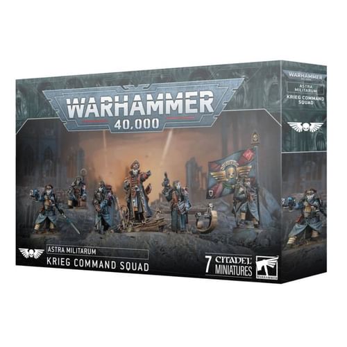 Warhammer 40000: Astra Militarum - Krieg Command Squad Warhammer 40000: Astra Militarum - Krieg Command Squad