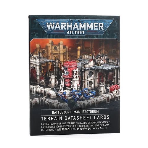 Warhammer 40000: Battlezone - Manufactorum Datasheet Terrain Cards