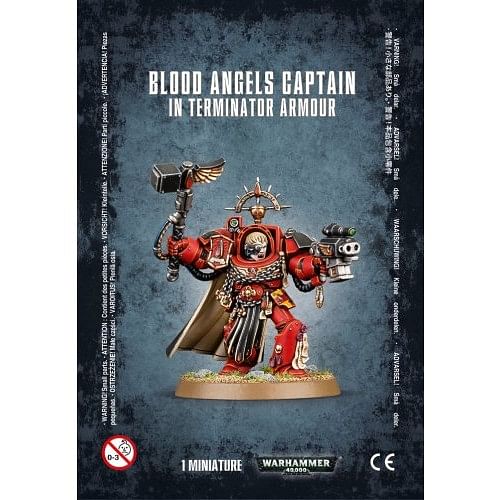 Warhammer 40000: Blood Angels Captain in Terminator Armour