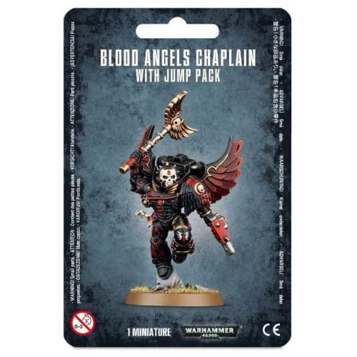 Warhammer 40000: Blood Angels Chaplain with Jump Pack