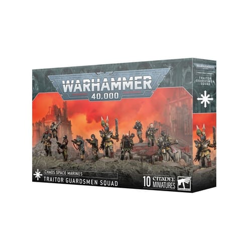 Levně Warhammer 40000: Chaos Space Marines - Traitor Guardsmen Squad