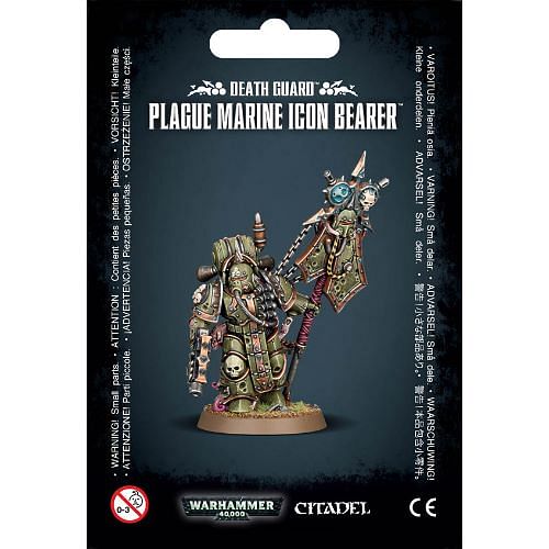 Warhammer 40000: Death Guard Plague Marine Icon Bearer