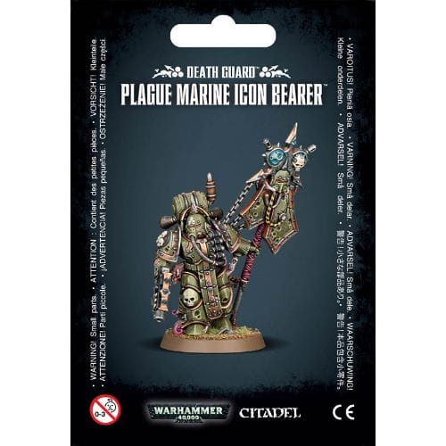 Warhammer 40000: Death Guard Plague Marine Icon Bearer