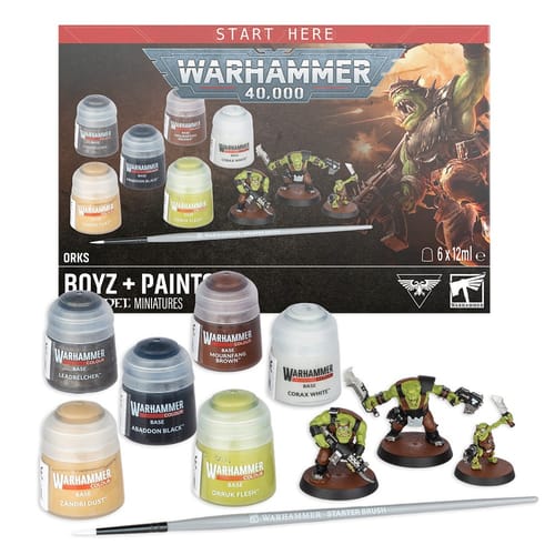 Warhammer 40000: Orks - Boyz + Paint Set