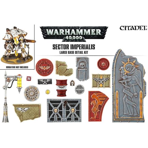 Warhammer 40000: Sector Imperialis: Large Base Detail Kit Warhammer 40000: Sector Imperialis: Large Base Detail Kit