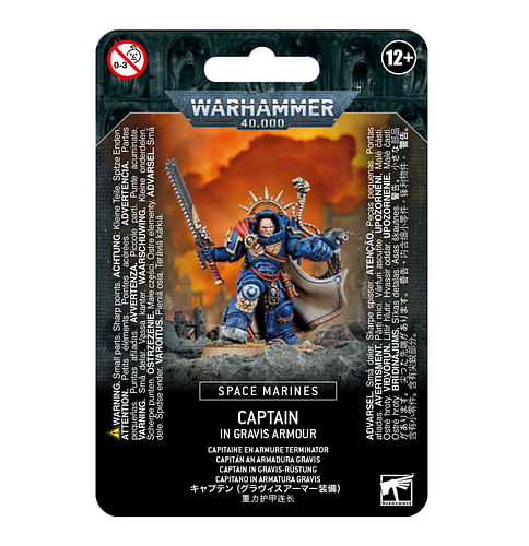 Warhammer 40000: Space Marines Captain in Gravis Armour