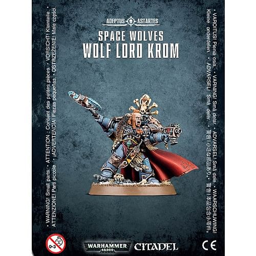 Warhammer 40000: Space Wolves Wolf Lord Krom