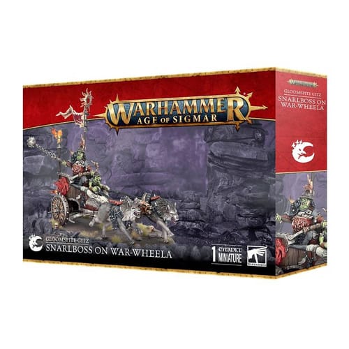 Warhammer Age of Sigmar: Gloomspite Gitz - Snarlboss On War - kolesá Warhammer Age of Sigmar: Gloomspite Gitz - Snarlboss On War - kolesá