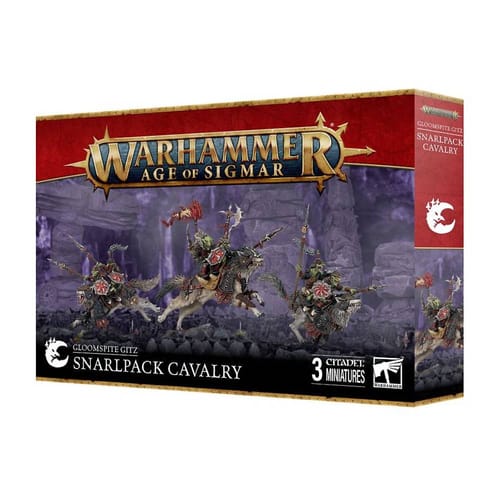 Warhammer Age of Sigmar: Gloomspite Gitz - Snarlpack Cavalry Warhammer Age of Sigmar: Gloomspite Gitz - Snarlpack Cavalry