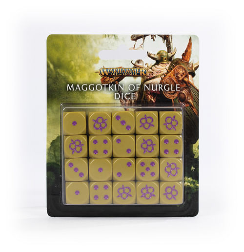 Obrázok Warhammer Age of Sigmar: Maggotkin of Nurgle Dice