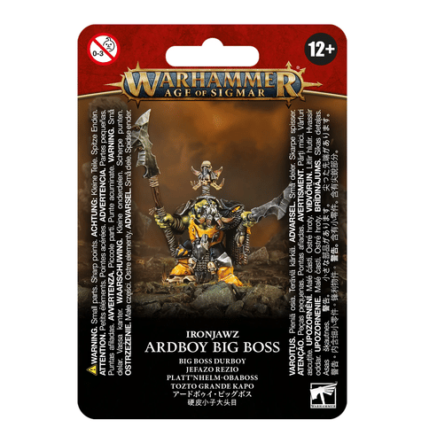 Warhammer Age of Sigmar: Orruk Warclans - Ardboy Big Boss Warhammer Age of Sigmar: Orruk Warclans - Ardboy Big Boss