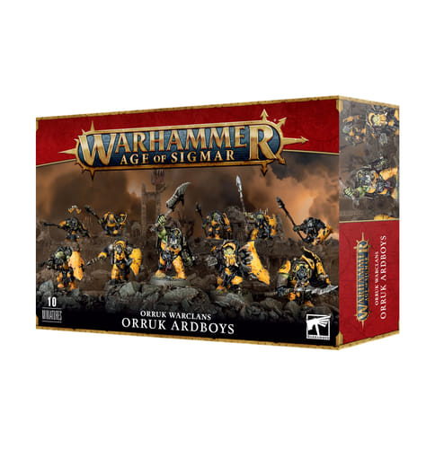 Warhammer Age of Sigmar: Orruk Warclans Orruk Ardboyz Warhammer Age of Sigmar: Orruk Warclans Orruk Ardboyz
