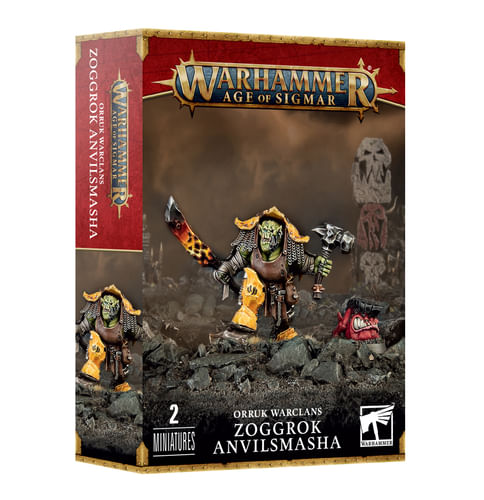 Warhammer Age of Sigmar: Orruk Warclans - Zoggrok Anvilsmasha Warhammer Age of Sigmar: Orruk Warclans - Zoggrok Anvilsmasha