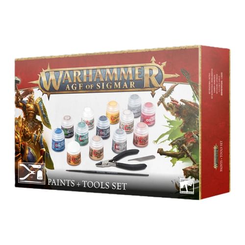 Warhammer Age of Sigmar: Paints and Tools Set Warhammer Age of Sigmar: Paints and Tools Set