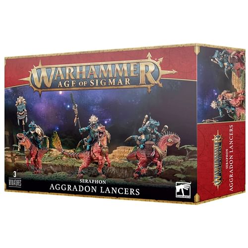 Warhammer Age of Sigmar: Seraphon Aggradon Lancers