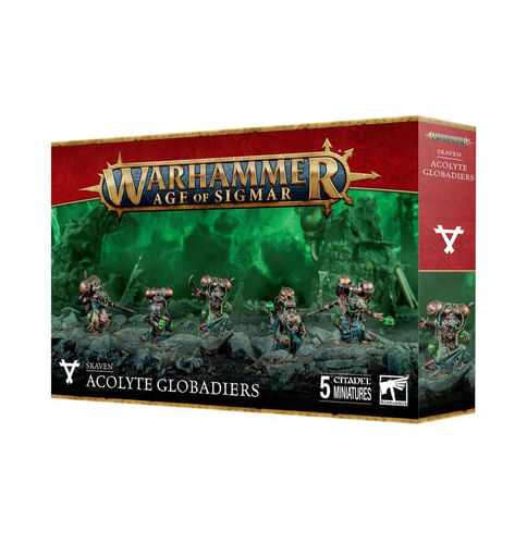 Warhammer Age of Sigmar: Skaven - Acolyte Globadiers Warhammer Age of Sigmar: Skaven - Acolyte Globadiers