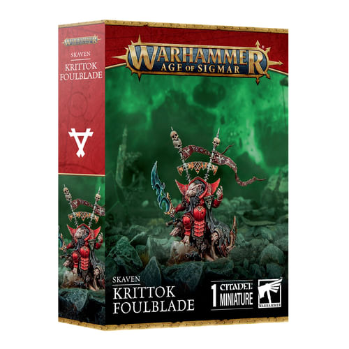 Warhammer Age of Sigmar: Skaven - Krittok Foulblade Warhammer Age of Sigmar: Skaven - Krittok Foulblade