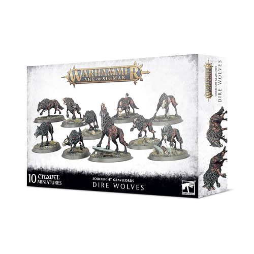 Warhammer Age of Sigmar: Soulblight Gravelords Dire Wolves