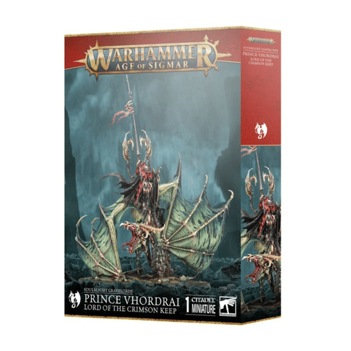 Warhammer Age of Sigmar: Soulblight Gravelords - Prince Vhordrai Lord Warhammer Age of Sigmar: Soulblight Gravelords - Prince Vhordrai Lord