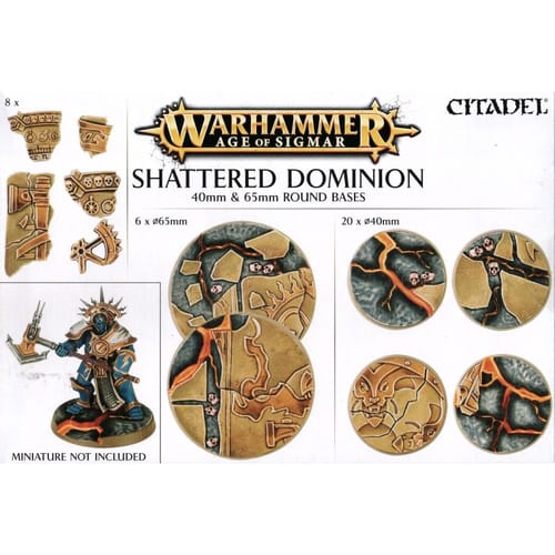 Warhammer AoS: Shattered Dominion - kulaté podstavce 40mm & 65mm Warhammer AoS: Shattered Dominion - kulaté podstavce 40mm & 65mm