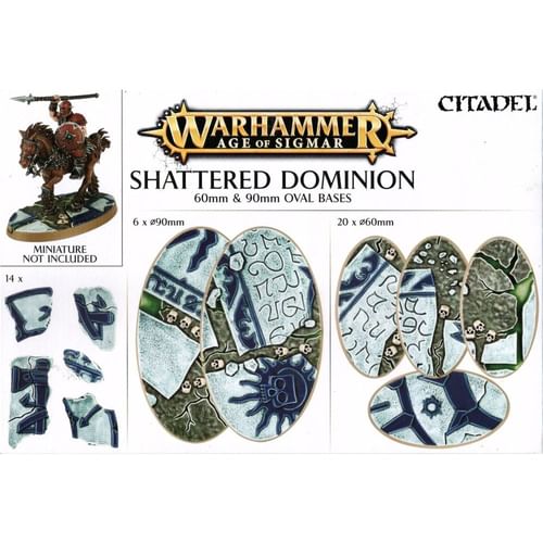 Warhammer AoS: Shattered Dominion - oválné podstavce 60mm & 90mm Warhammer AoS: Shattered Dominion - oválné podstavce 60mm & 90mm