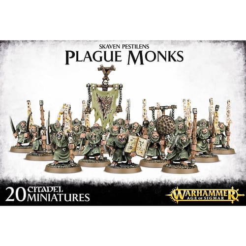 Warhammer AoS: Skaven Pestilens Plague Monks