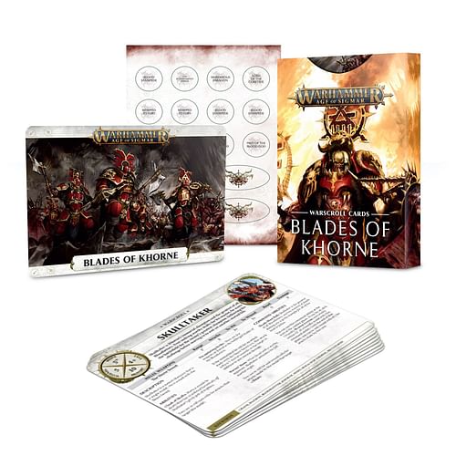 Warhammer Age of Sigmar: Warscroll Cards - Blades of Khorne 2019