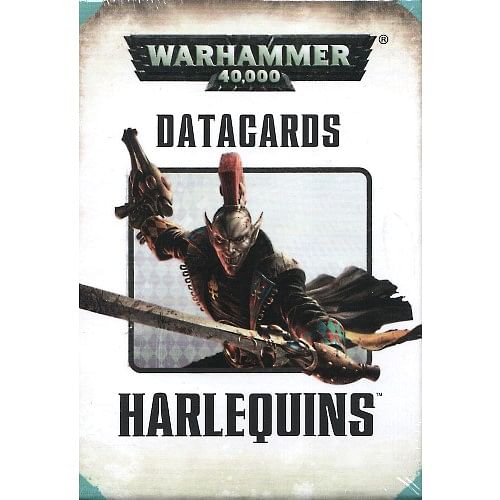 Warhammer 40000: Datacards Harlequins - old
