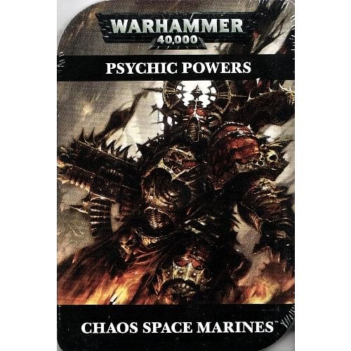 Warhammer 40000: Psychic Cards Chaos Space Marines
