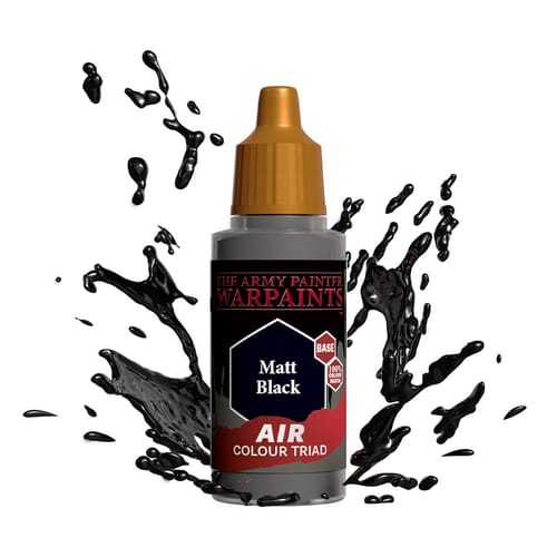 Levně Warpaints Air Matt Black
