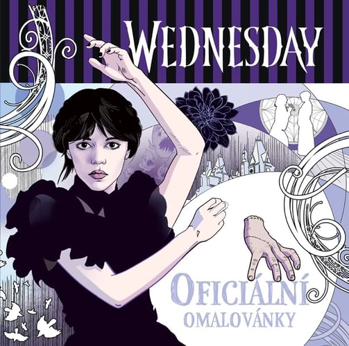 Wednesday: Oficiálne omaľovánky Wednesday: Oficiálne omaľovánky